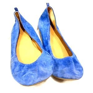 J. Crew Cobalt Blue Suede Shoes